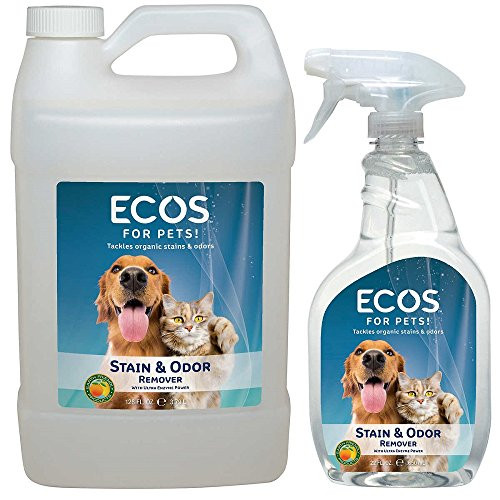 ECOS Earth Friendly Pet Stain   Odor Remover 128oz Gallon  22 oz Combo