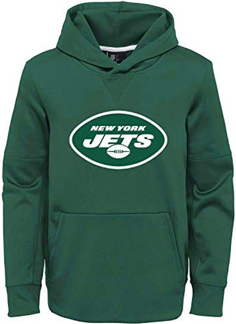 OuterStuff NFL Youth 8-20 Primary Logo Performance Circuit Pullover Hoodie - New York Jets - Youth Large OuterStuff NFL Youth 8-20 Primary Logo Performance Circuit Pullover Hoodie - New York Jets - Youth Large