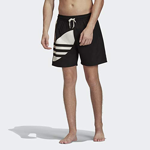 adidas Originals Men s Big Trefoil Swim Shorts  Black  M