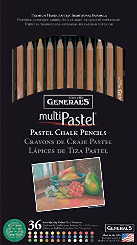 General Pencil Assorted Colors Multipastel (R) Chalk Pencils 36/Pkg