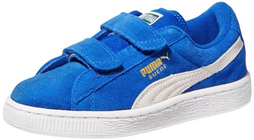 PUMA Suede Classic 2-Strap Sneaker   Snorkel Blue-White  6 M US Toddler