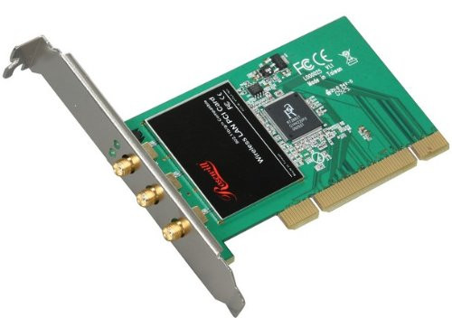 Rosewill IEEE 802-11b-g  IEEE 802-11n Draft 2-0 PCI Wireless Network Adapter Card 2T3R Up to 300Mbps