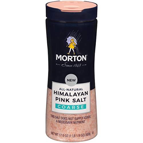 Morton All-Natural Himalayan Pink Salt  Coarse  17-6 Ounce Pack of 12
