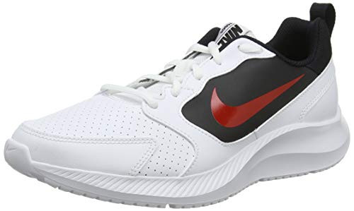 Nike Men s Todos Running Shoe  White-Univ red-Black  7-5 Regular US