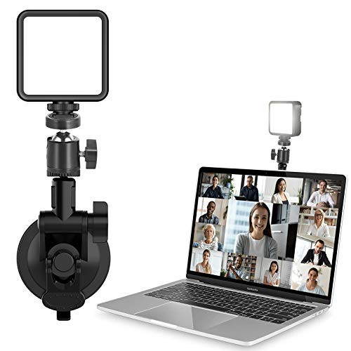 ULANZI Video Conference Lighting Kit  Zoom Lighting for Computer Video Conferencing with Suction Cup and Ball Head  Laptop Zoom Call Light  Remote Working  Self Broadcasting and Live Streaming