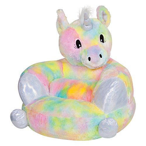 Trend Lab Kids Plush Character Chair  Rainbow Unicorn
