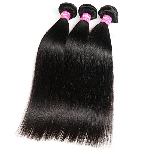 VRBest Brazilian Straight Bundles Human Hair Extensions 3 Bundles Unprocessed Brazilian Virgin Hair Weave Bundles Natural Black Color 12 14 16 VRBest Brazilian Straight Bundles Human Hair Extensions 3 Bundles Unprocessed Brazilian Virgin Hair Weave Bundles Natural Black Color 12 14 16