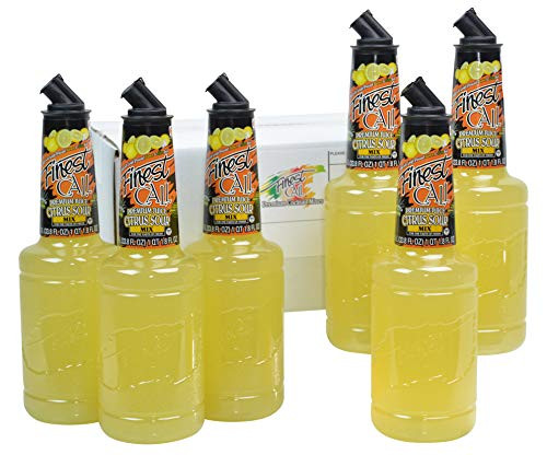 Finest Call Premium Juice Citrus Sour Drink Mix  Ready To Use  1 Liter Bottle 33-8 Fl Oz  Pack of 6