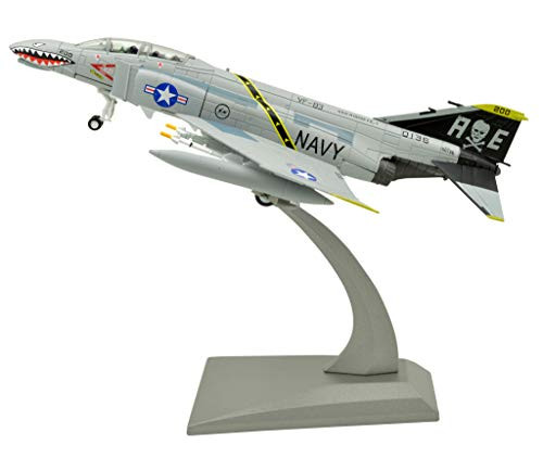 TANG DYNASTYTM 1 100 F-4C Phantom Fighter Attack Metal Fighter Model US Navy  Military Airplane Model Diecast Plane for Collecting and Gift