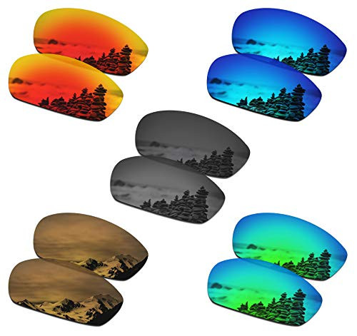 SmartVLT Set of 5 Men s Replacement Lenses for Oakley Whisker Sunglass Combo Pack S02