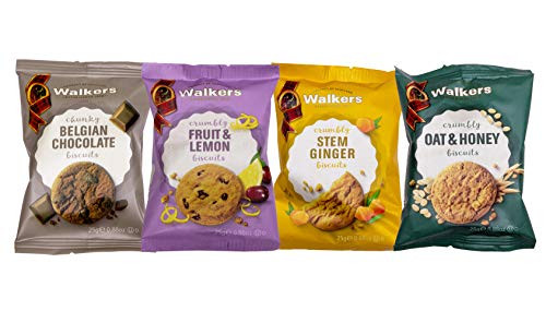 Walkers Shortbread Assorted Scottish Cookies Snack Packs  100 Count