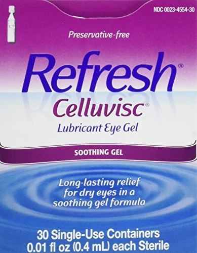 Refresh Celluvisc Lubricant Eye Gel Single-use Containers 30 Ea 3 Pack