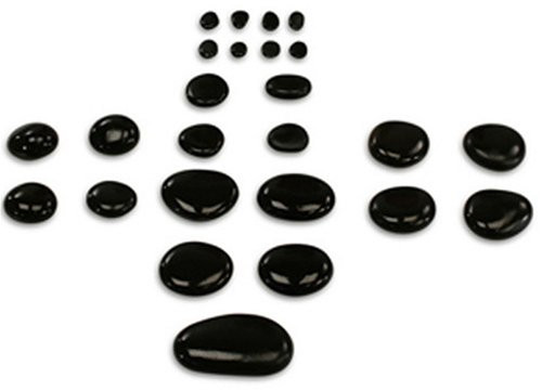Master Massage SpaMaster Essentials 25 Piece Premium Massage Stone Set