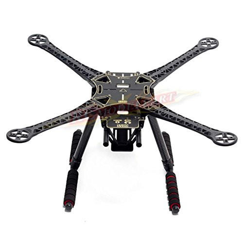 Hobbypower S500 Quadcopter Fuselage Frame Kit PCB Version w- Carbon Fiber Landing Gear Skid
