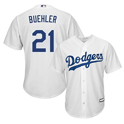 Outerstuff Walker Buehler Los Angeles Dodgers MLB Boys Youth 8-20 Player Jersey White Home  Youth Large 14-16