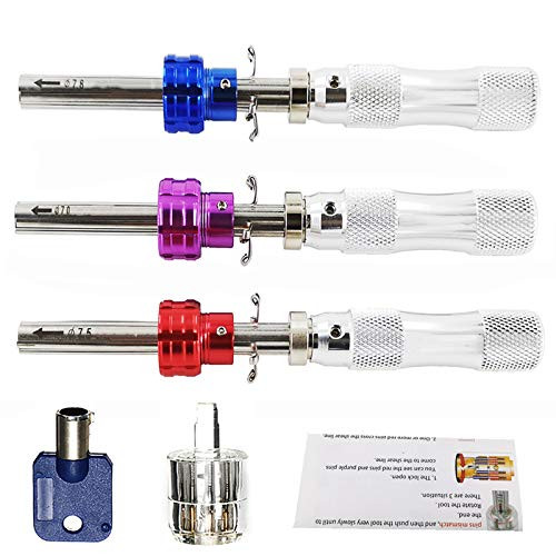 7 Pins Extended Tubular Lock Set Stainless Steel 7MM 7-5MM 7-8MM With Lock