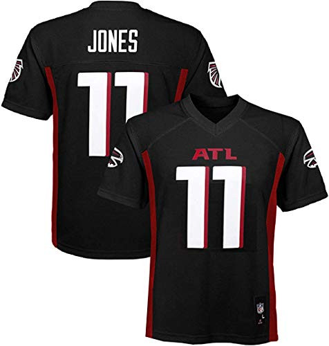 Outerstuff Julio Jones Atlanta Falcons NFL Boys Youth 8-20 Black Home Mid-Tier Jersey Youth Medium 10-12