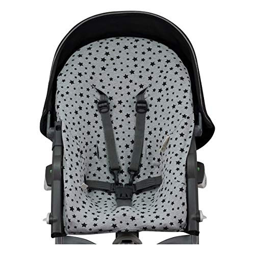 JANABEBE Cover Liner Compatible with Stokke Xplori and Stokke Crusi Black Star