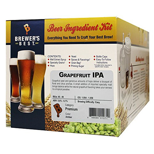 Brewer s Best - Home Brew Beer Ingredient Kit 5 gallon  Grapefruti IPA