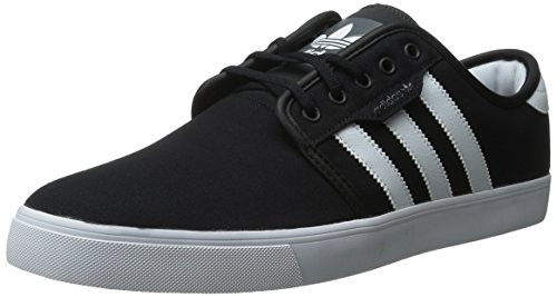 adidas Originals Men s Seeley-M Shoe  Black-Running White Gum  10 M US