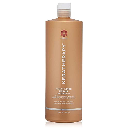 KERATHERAPY Keratin Infused KeratinFIXX Repair Shampoo 33-8 Fl Oz KERATHERAPY Keratin Infused KeratinFIXX Repair Shampoo 33-8 Fl Oz