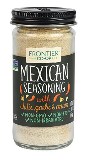 Frontier Seasoning Blends Salt-free Mexican Seasoning  2 Ounce Bottle Pack of 12