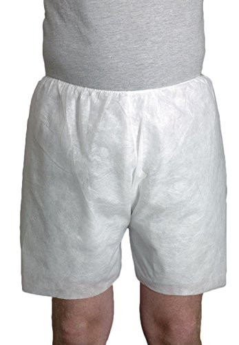 West Chester U2010 Polypropylene HVY.WGT. Sbp White BOXER Shorts, One Size