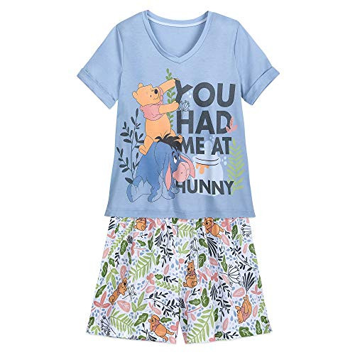 Disney Winnie The Pooh and Eeyore Pajama Set for Women- Size XL