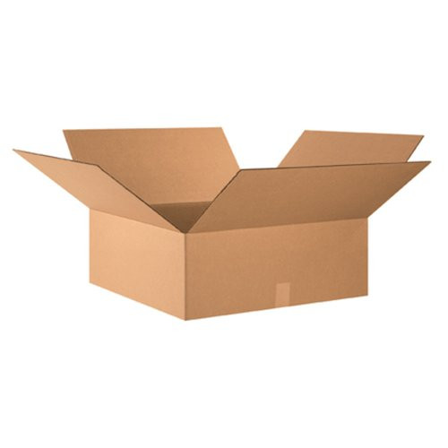 Aviditi 24249 Corrugated Cardboard Box 24  L x 24  W x 9  H  Kraft  for Shipping  Packing and Moving Pack of 10