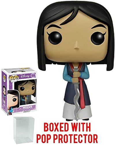Funko Pop! Disney Series 8: Mulan - Mulan Vinyl Figure (Bundled with Pop BOX PROTECTOR CASE)