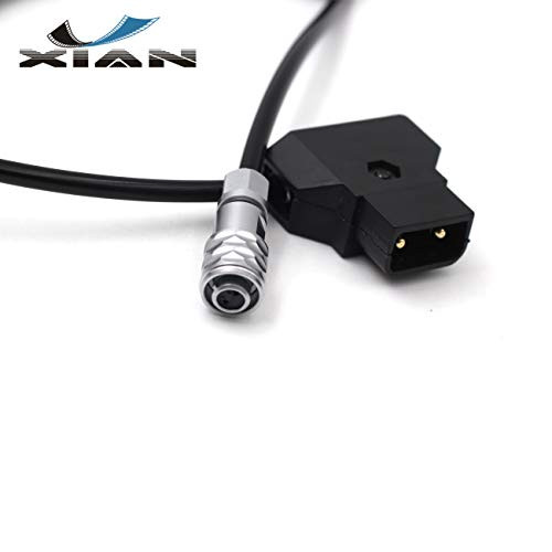 Y'XIAN D-tap Male to SF6 2pin BMPCC 4K Camera Power Cable for Blackmagic Pocket Cinema 4k Camera 60cm