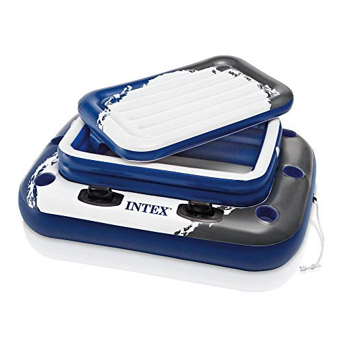 Intex Blue-White Plastic Inflatable Floating Ice Chest