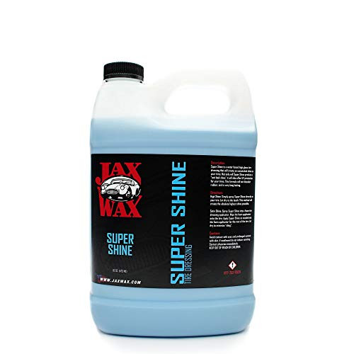 Jax Wax Super Shine Tire Dressing - Wheel Conditioner and Protectant Spray 1 Gallon Jax Wax Super Shine Tire Dressing - Wheel Conditioner and Protectant Spray 1 Gallon