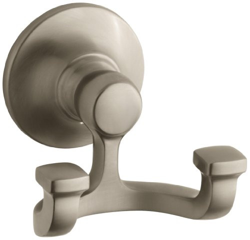 Kohler K-11414-BV Bancroft Robe Hook, Vibrant Brushed Bronze