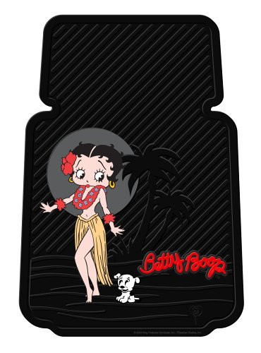 Plasticolor 001306R01 Betty Boop Aloha Universal Fit Car Truck SUV Front Floor Mats Pair
