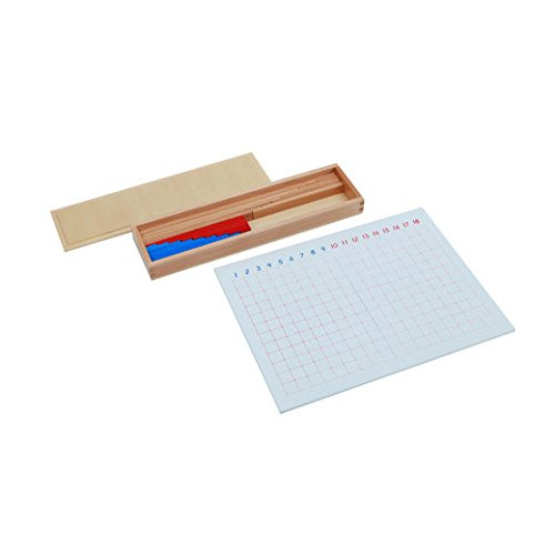 Adena Montessori Subtraction Strip Board Math Materials Educational Tools Preschool Early Traning Equipment Learning Toys