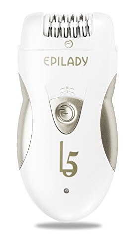 Epilady L5 Rechargeable Epilator for Women   Men White-Golden - Hair Removal Electric Epilator  Hair Removal for Women