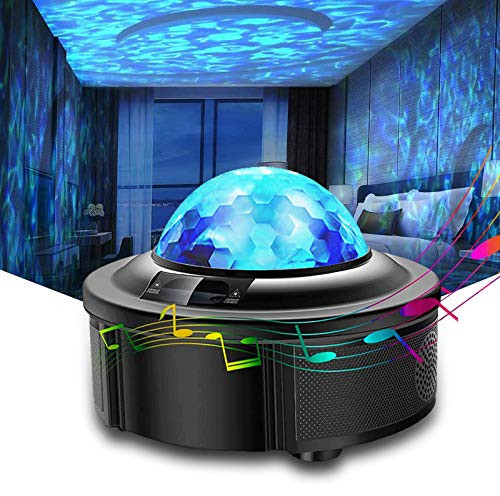 Star Projector Night Light Projector with LED Galaxy Ocean Wave Projector Bluetooth Music Speaker for Kid Adult Bedroom Game Rooms Party Home Theatre Night Light Ambiance-Black Star Projector Night Light Projector with LED Galaxy Ocean Wave Projector Bluetooth Music Speaker for Kid Adult Bedroom Game Rooms Party Home Theatre Night Light Ambiance-Black