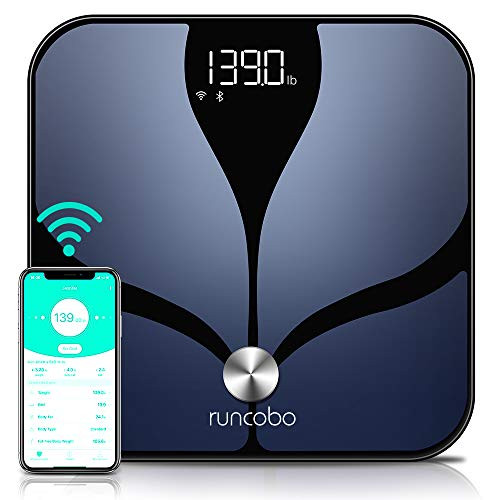 Scales for Body Weight - Auto-Switch Wi-Fi Bluetooth Body Weight Scale  14 Body Composition with iOS Android APP  Multiple Users  Unlimited Cloud Storage  Smart Scales Digital Weight and Body Fat