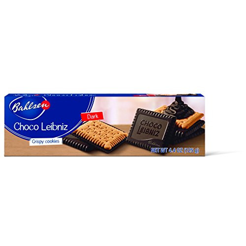 Bahlsen Choco Leibniz Milk Cookies 12 boxes - Leibniz Butter Biscuits topped with a thick layer of European Chocolate - 4-4 oz boxes