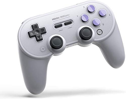 8Bitdo SN30 Pro Bluetooth Gamepad for Nintendo Switch  PC  macOS  Android  Steam and Raspberry Pi with a Commemorative Brooch SN Edition