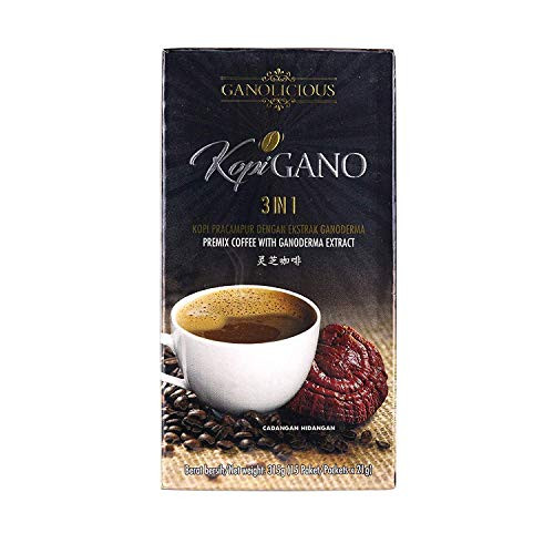 4 Boxes Ganocafe Gano Cafe 3 in 1 Instant Coffee Ganoderma