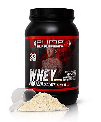 Whey Protein Powder  Clean  Native Whey Protein Isolate  Protein Powder - No Artificial Sweeteners or Flavors  Purest Form Whey Isolate Protein Powder  No Additives or Fillers 2 LB 2lb Vanilla