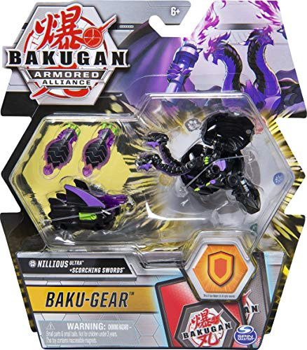 Bakugan Ultra  Nillious with Transforming Baku-Gear  Armored Alliance 3-inch Tall Collectible Action Figure