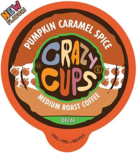 Crazy Cups Decaf Flavored Coffee Pods 