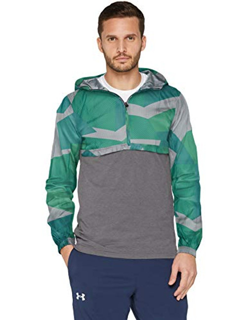 Under Armour Men s Sportstyle Wind Anorak  Loft Teal -Overcast Gray  XXX-Large