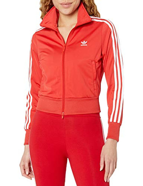 adidas Originals Women s Firebird Track Top  Lush Red  XS adidas Originals Women s Firebird Track Top  Lush Red  XS