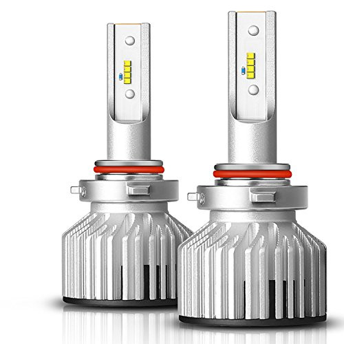 LED Headlight Bulbs All-in-One Conversion Kit-HB4 9006 6000LM 6000K Cool White High power chips-3 years warranty