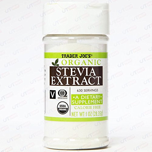 Trader Joes ORGANIC Stevia Extract CALORIE FREE 1 OZ 630 Servings