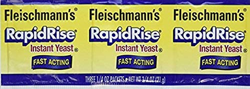 Fleischmanns Rapid Rise Instant Yeast Fast Acting 0 25 Ounce  3 Count - PACK OF 4